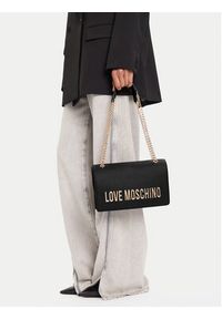Love Moschino - LOVE MOSCHINO Torebka JC4192PP0NKD0000 Czarny. Kolor: czarny. Materiał: skórzane #5
