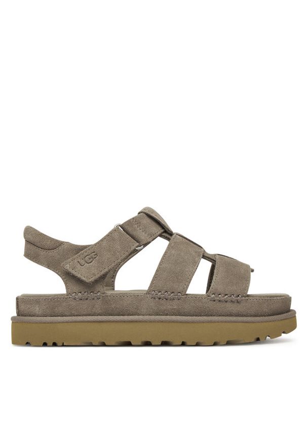 Ugg Sandały W Goldenstar Strap 1137890 Brązowy. Kolor: brązowy. Materiał: zamsz, skóra