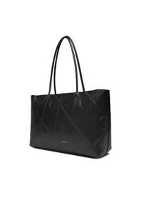 Calvin Klein Torebka LV04F3196G Czarny. Kolor: czarny. Materiał: skórzane