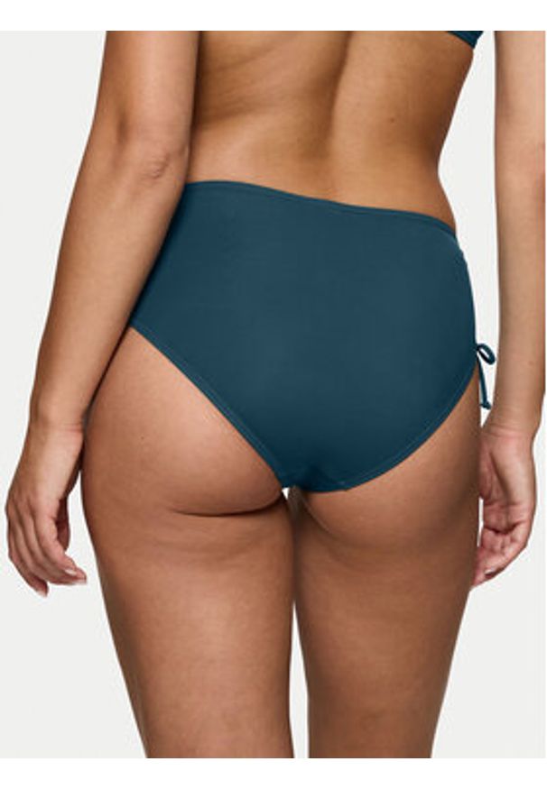 Triumph Dół od bikini Summer Twist 10222264 Granatowy. Kolor: niebieski. Materiał: syntetyk