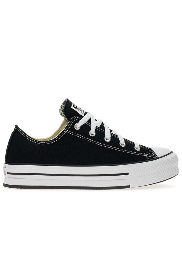 Buty Converse Chuck Taylor All Star Eva Lift 272857C - czarne. Zapięcie: sznurówki. Kolor: czarny. Materiał: materiał. Szerokość cholewki: normalna. Styl: elegancki, klasyczny