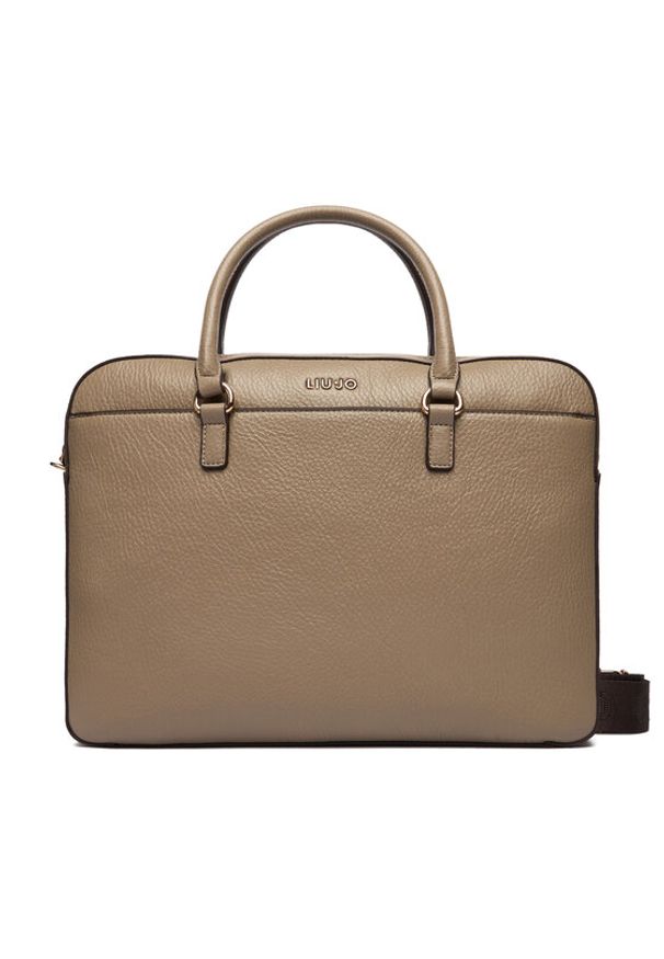 Liu Jo Torba na laptopa Ecs M Briefcase AF5320 E0027 Beżowy. Kolor: beżowy. Materiał: skóra