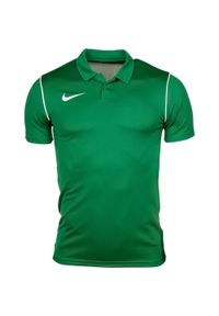 Koszulka sportowa męska Nike M Dry Park 20 Polo. Typ kołnierza: polo. Kolor: zielony