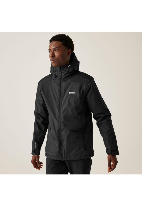 Regatta - Kurtka ocieplana męska Thornridge II. Typ kołnierza: kaptur. Kolor: wielokolorowy, brązowy, zielony. Materiał: poliester. Sezon: jesień