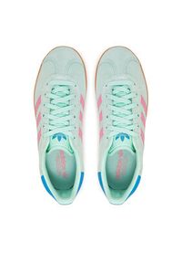 Adidas - adidas Sneakersy Gazelle JP7125 Zielony. Kolor: zielony. Materiał: zamsz, skóra. Model: Adidas Gazelle #3