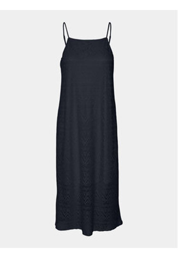 Vero Moda Sukienka letnia Maya 10304461 Granatowy Regular Fit. Kolor: niebieski. Materiał: syntetyk. Sezon: lato