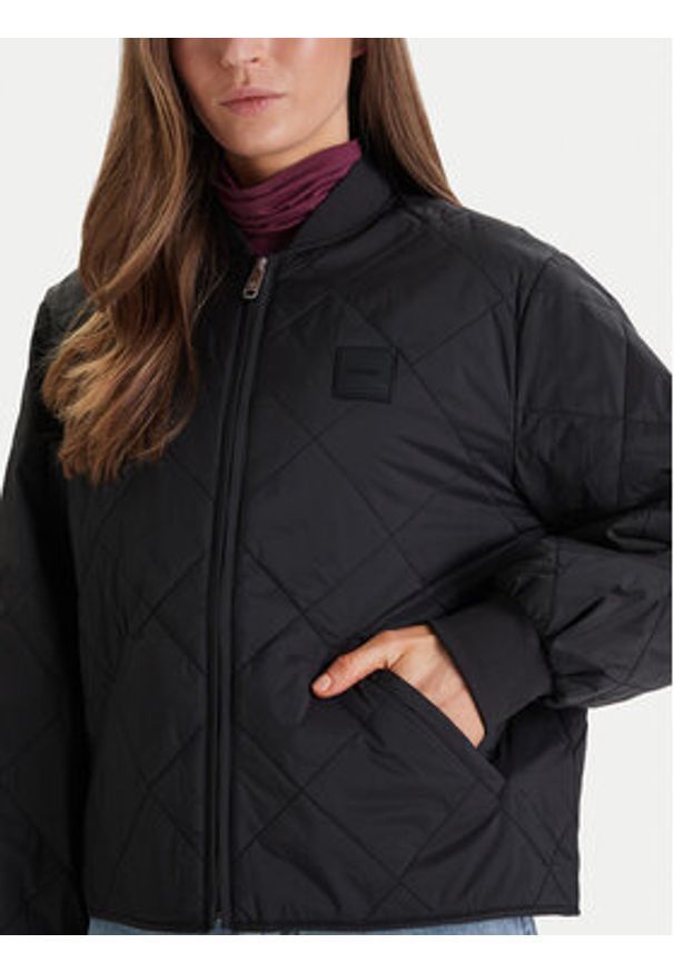 Calvin Klein Jeans Kurtka bomber LV147E514G Czarny Regular Fit. Kolor: czarny. Materiał: syntetyk