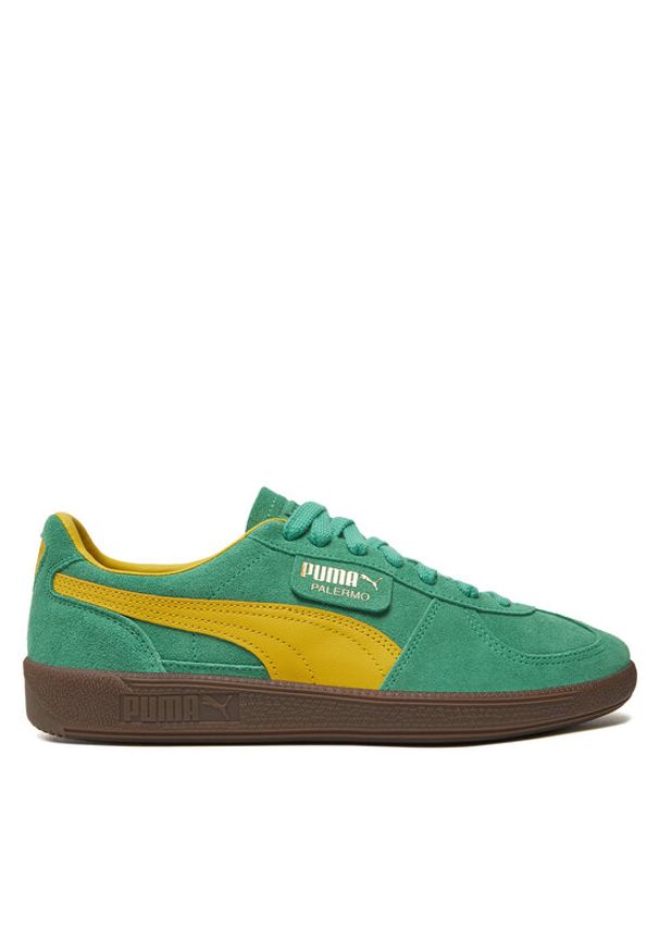 Puma Sneakersy Palermo 396463 18 Zielony. Kolor: zielony. Materiał: skóra, zamsz
