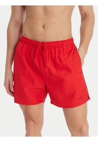 Calvin Klein Swimwear Szorty kąpielowe LV00N61027 Czerwony Regular Fit. Kolor: czerwony. Materiał: bawełna #1