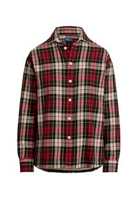 Polo Ralph Lauren Koszula 211978159003 Czerwony Relaxed Fit. Typ kołnierza: polo. Kolor: czerwony. Materiał: bawełna #4