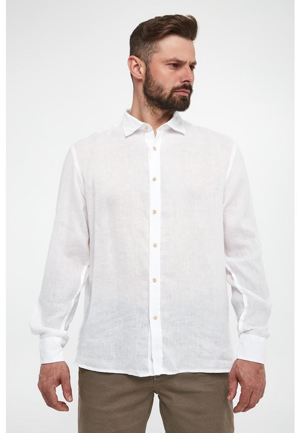 Liu Jo - Koszula męska lniana LIU JO. Materiał: len