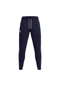Jogging Under Armour Rival Terry. Kolor: niebieski, wielokolorowy, biały. Materiał: bawełna, materiał. Sport: bieganie #1
