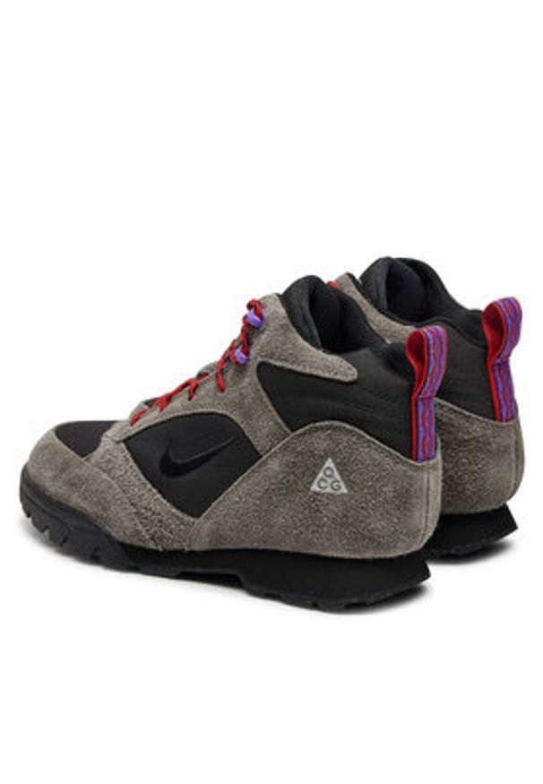 Nike Trekkingi FD0212 001 Szary. Kolor: szary. Materiał: zamsz, skóra. Sport: turystyka piesza