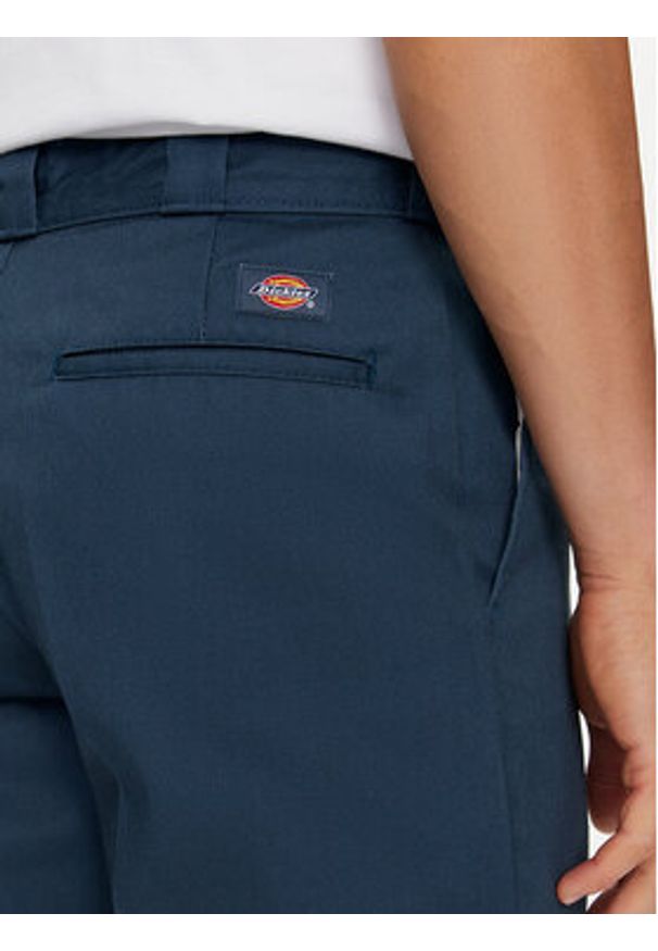 Dickies Spodnie materiałowe 874 Work DK0A4XK6 Niebieski Regular Fit. Kolor: niebieski. Materiał: bawełna, syntetyk