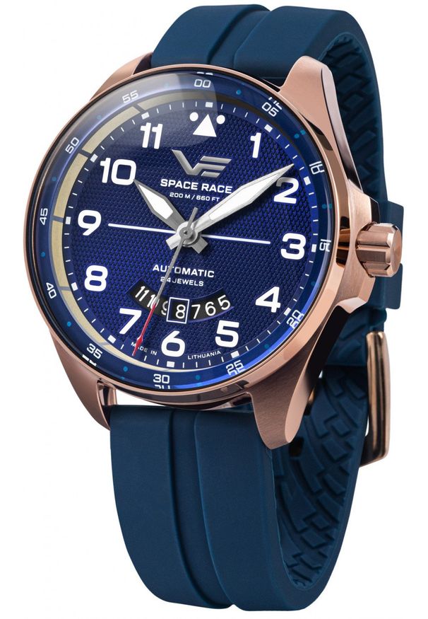 Zegarek męski Vostok Europe NH35A-325B746SBL niebieski. Kolor: niebieski