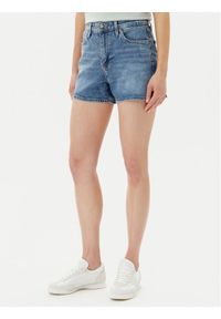 Lee Szorty jeansowe Carol 112363526 Niebieski Regular Fit. Kolor: niebieski. Materiał: bawełna