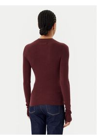 Guess Golf W5BR15 Z3OW2 Bordowy Slim Fit. Typ kołnierza: golf. Kolor: czerwony. Materiał: syntetyk #3