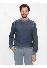 BOSS - Boss Sweter Aquila 50498950 Granatowy Regular Fit. Kolor: niebieski. Materiał: bawełna #1