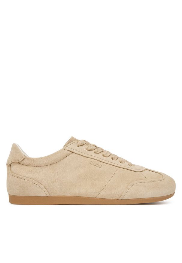 Sneakersy BOSS. Kolor: beżowy
