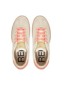 D.Franklin Sneakersy DFSH387005 Beżowy. Kolor: beżowy. Materiał: zamsz, skóra #4