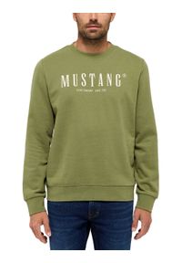 Męska bluza nierozpinana Mustang Style Clio Loden Green 1015917 6353 #4