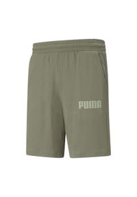 Puma - Shorty Męskie Modern Basics. Kolor: zielony