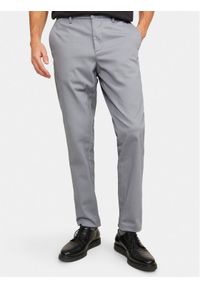 Jack & Jones - Jack&Jones Chinosy Marco 12150148 Szary Slim Fit. Kolor: szary. Materiał: bawełna #1