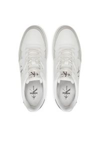 Calvin Klein Jeans Sneakersy Classic Cupsole Low Lth Ml YM0YM00885 Biały. Kolor: biały #5