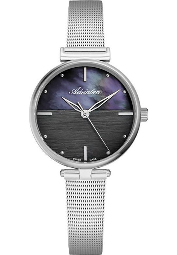 Zegarek Adriatica Zegarek damski Adriatica A3737.519MQ srebrny. Kolor: srebrny