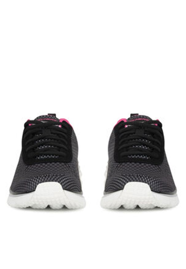 skechers - Skechers Sneakersy FASHION FIT - BOLD BOUNDARIES 12719 BKHP Czarny. Kolor: czarny. Materiał: materiał