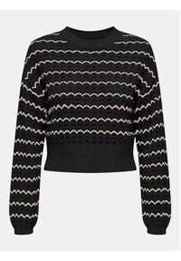only - ONLY Sweter Asa 15310527 Czarny Regular Fit. Kolor: czarny. Materiał: syntetyk #7