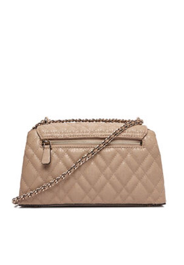 Guess Torebka Isemay HWGG96 28210 Beżowy. Kolor: beżowy. Materiał: skórzane