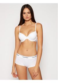 Calvin Klein Underwear Biustonosz z fiszbiną 0000F3784E Biały. Kolor: biały. Materiał: bawełna