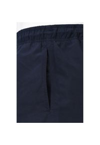 Męskie Spodenki Plażowe do Pływania (Kąpielówki) - Pako Jeans - Granatowe. Kolor: niebieski. Materiał: poliester