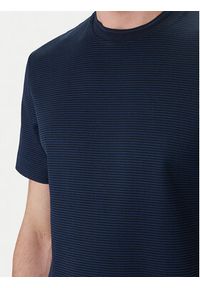 BOSS T-Shirt H-Thompson 242 50559775 Granatowy Regular Fit. Kolor: niebieski. Materiał: bawełna #4
