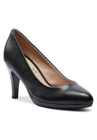 Caprice Szpilki 9-22414-42 Czarny. Kolor: czarny. Materiał: skóra. Obcas: na szpilce #3