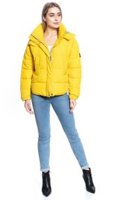 Lee - LEE PUFFER JACKET DAMSKA KURTKA ZIMOWA LEMON ZEST L56VUMMM. Sezon: zima #8