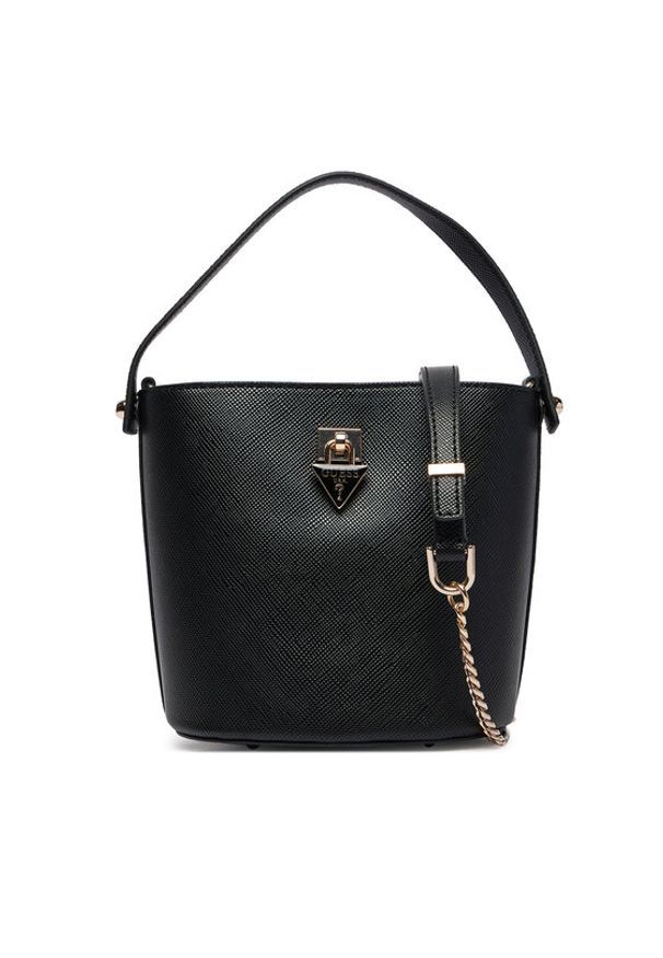 Guess Torebka HWZG99 19030 Czarny. Kolor: czarny. Materiał: skórzane