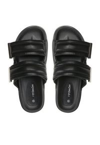 DeeZee Klapki 86009-4 Czarny. Kolor: czarny. Materiał: skóra #5