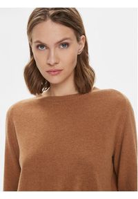 Pinko Sweter Puledro 101985 A16Z Brązowy Regular Fit. Kolor: brązowy. Materiał: kaszmir #3