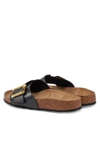 Birkenstock Klapki Catalina Cushion Buckle 1029481 Czarny. Kolor: czarny. Materiał: skóra