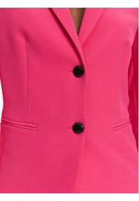 Hugo - HUGO Marynarka Agonia-1 50539976 Różowy Slim Fit. Kolor: różowy. Materiał: syntetyk #5