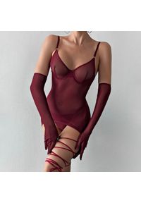 Intica - Komplet koronkowej bielizny na romantyczne wieczory Yvelise. Kolor: biały. Materiał: koronka #7