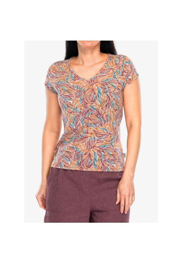ROYAL ROBBINS - Koszulka damska Royal Robbins Featherweight Tee. Kolor: różowy