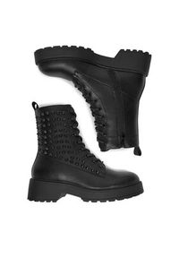 DeeZee Trzewiki 190852-3A Czarny. Kolor: czarny. Materiał: skóra #6