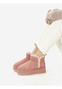 Roxy Śniegowce CEO-HY9988-3 Różowy. Kolor: różowy. Materiał: materiał #3