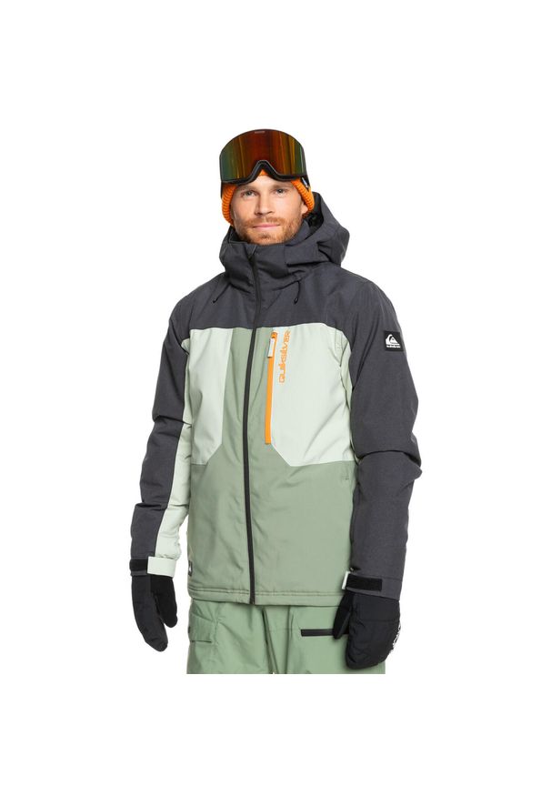 Quiksilver - Kurtka śnieżna dla Mężczyzn DAWSON. Kolor: niebieski. Materiał: poliester, materiał. Sezon: zima. Sport: narciarstwo