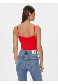 Calvin Klein Jeans Body Monologo J20J223421 Czerwony Slim Fit. Kolor: czerwony. Materiał: bawełna #5