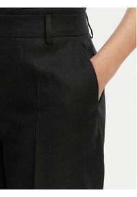 Weekend Max Mara Spodnie materiałowe Malizia 2615131112 Czarny Regular Fit. Kolor: czarny. Materiał: len #2