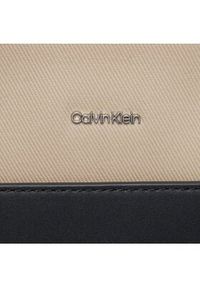 Calvin Klein Torebka Ck Must Shopper Lg_Canvas K60K611361 Écru #4